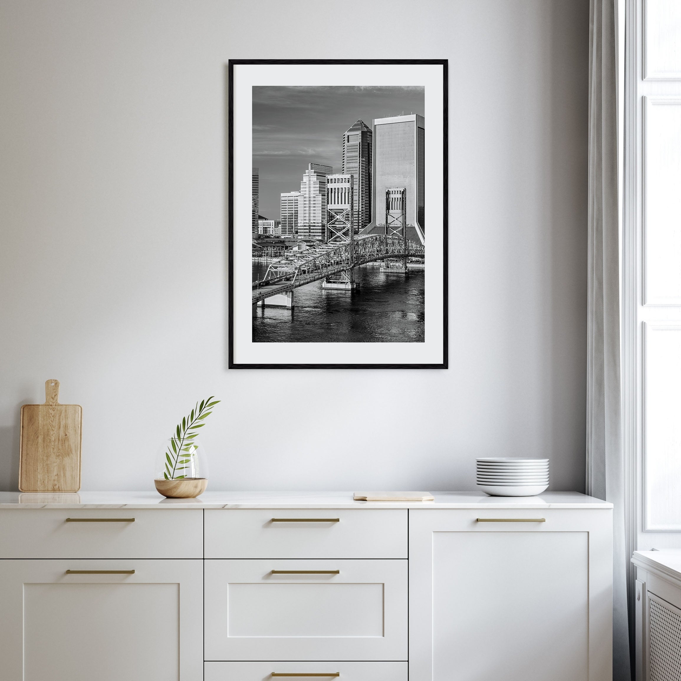 Jacksonville Photo B&W No 2 Poster