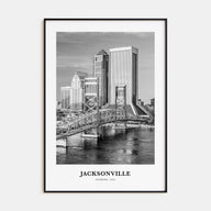 Jacksonville Portrait B&W No 1 Poster