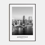 Jacksonville Portrait B&W No 3 Poster