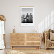 Jacksonville Portrait B&W No 3 Poster
