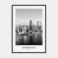 Jacksonville Portrait B&W No 3 Poster