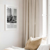 Jacksonville Print Black and White No 2, Jacksonville Wall Art, Jacksonville Poster, North Carolina, USA, United States, North America