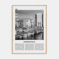 Jacksonville Travel B&W No 3 Poster