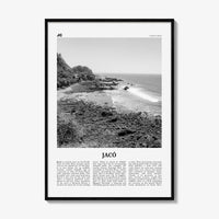 Jaco Print Black and White, Jaco Wall Art, Jaco Poster, Jaco Photo, Jaco Wall Décor, Jaco Map, Costa Rica