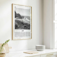 Jaco Print Black and White, Jaco Wall Art, Jaco Poster, Jaco Photo, Jaco Wall Décor, Jaco Map, Costa Rica