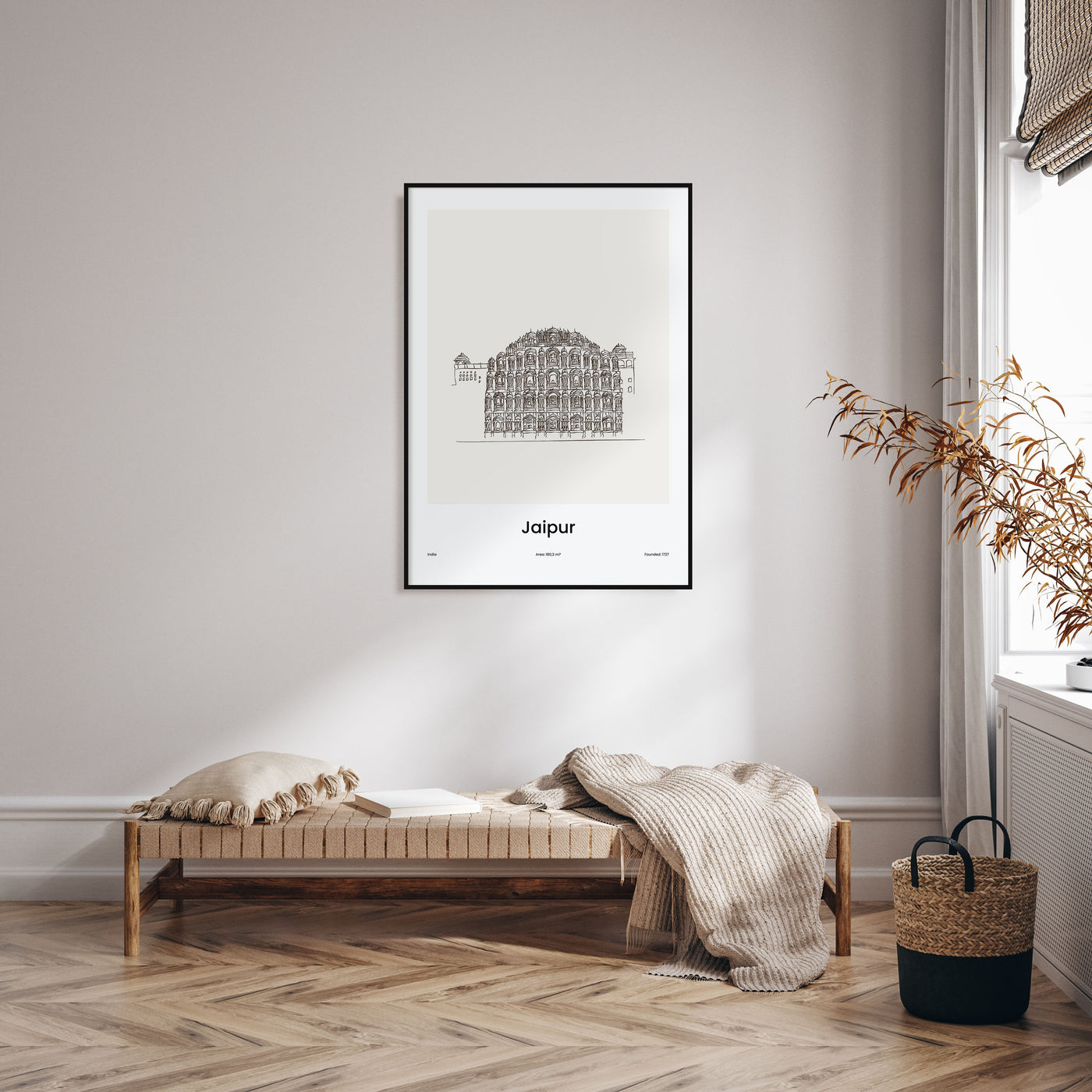 Jaipur Drawn Poster