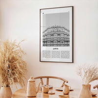 Jaipur Print Black and White, Jaipur Wall Art, Jaipur Poster, Jaipur Photo, Jaipur Wall Décor, India, Rajasthan