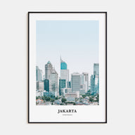 Jakarta Portrait Color Poster