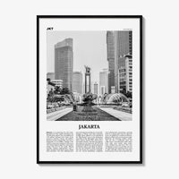 Jakarta Print Black and White No 1, Jakarta Wall Art, Jakarta Poster, Jakarta Photo, Jakarta Wall Decor, City Art Print, Indonesia, Asia