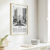 Jakarta Print Black and White No 1, Jakarta Wall Art, Jakarta Poster, Jakarta Photo, Jakarta Wall Decor, City Art Print, Indonesia, Asia