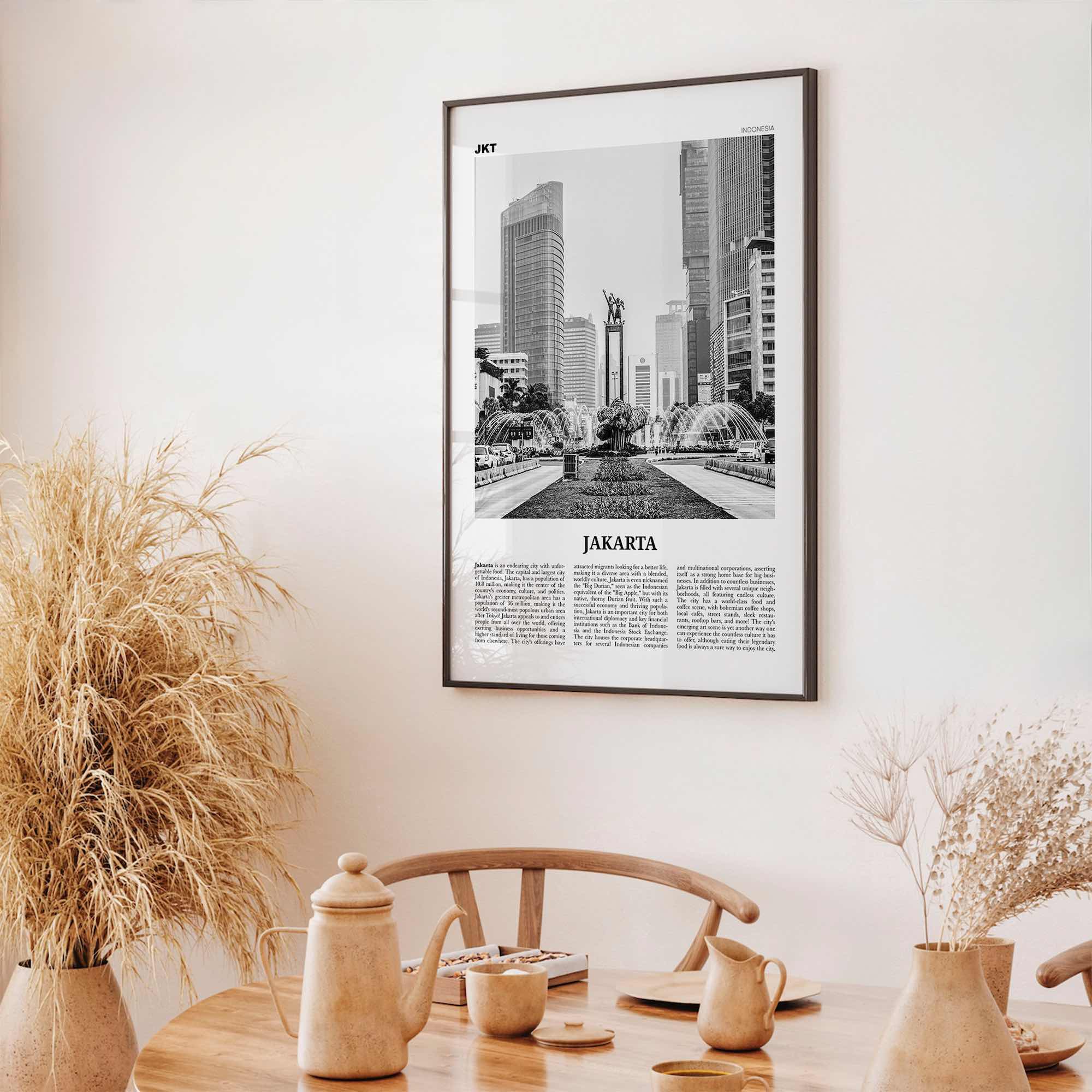 Jakarta Print Black and White No 1, Jakarta Wall Art, Jakarta Poster, Jakarta Photo, Jakarta Wall Decor, City Art Print, Indonesia, Asia
