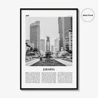 Jakarta Print Black and White No 1, Jakarta Wall Art, Jakarta Poster, Jakarta Photo, Jakarta Wall Decor, City Art Print, Indonesia, Asia
