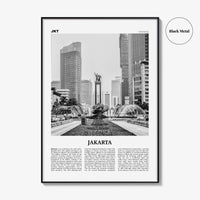 Jakarta Print Black and White No 1, Jakarta Wall Art, Jakarta Poster, Jakarta Photo, Jakarta Wall Decor, City Art Print, Indonesia, Asia