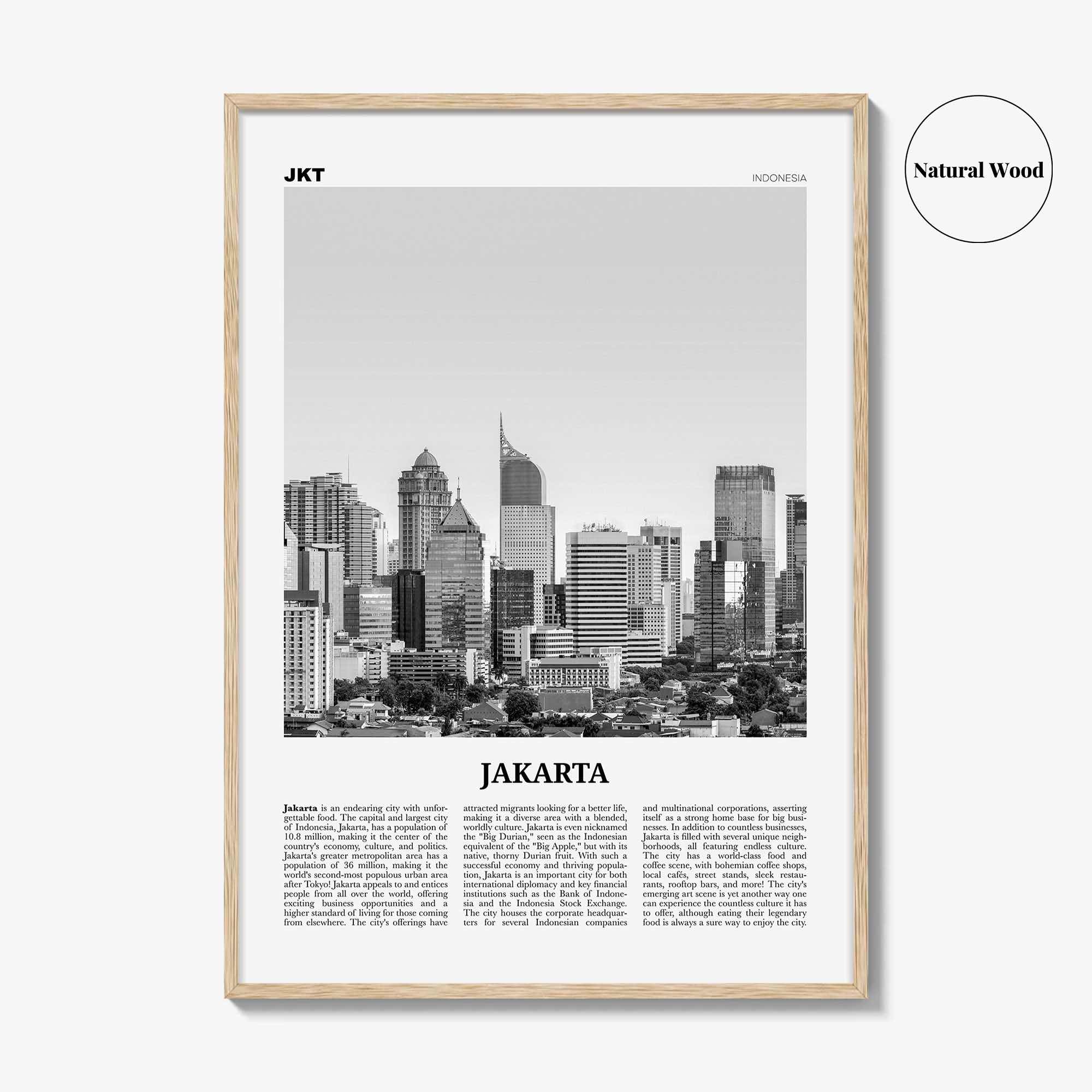 Jakarta Print Black and White No 2, Jakarta Wall Art, Jakarta Poster, Jakarta Photo, Jakarta Wall Decor, City Art Print, Indonesia, Asia