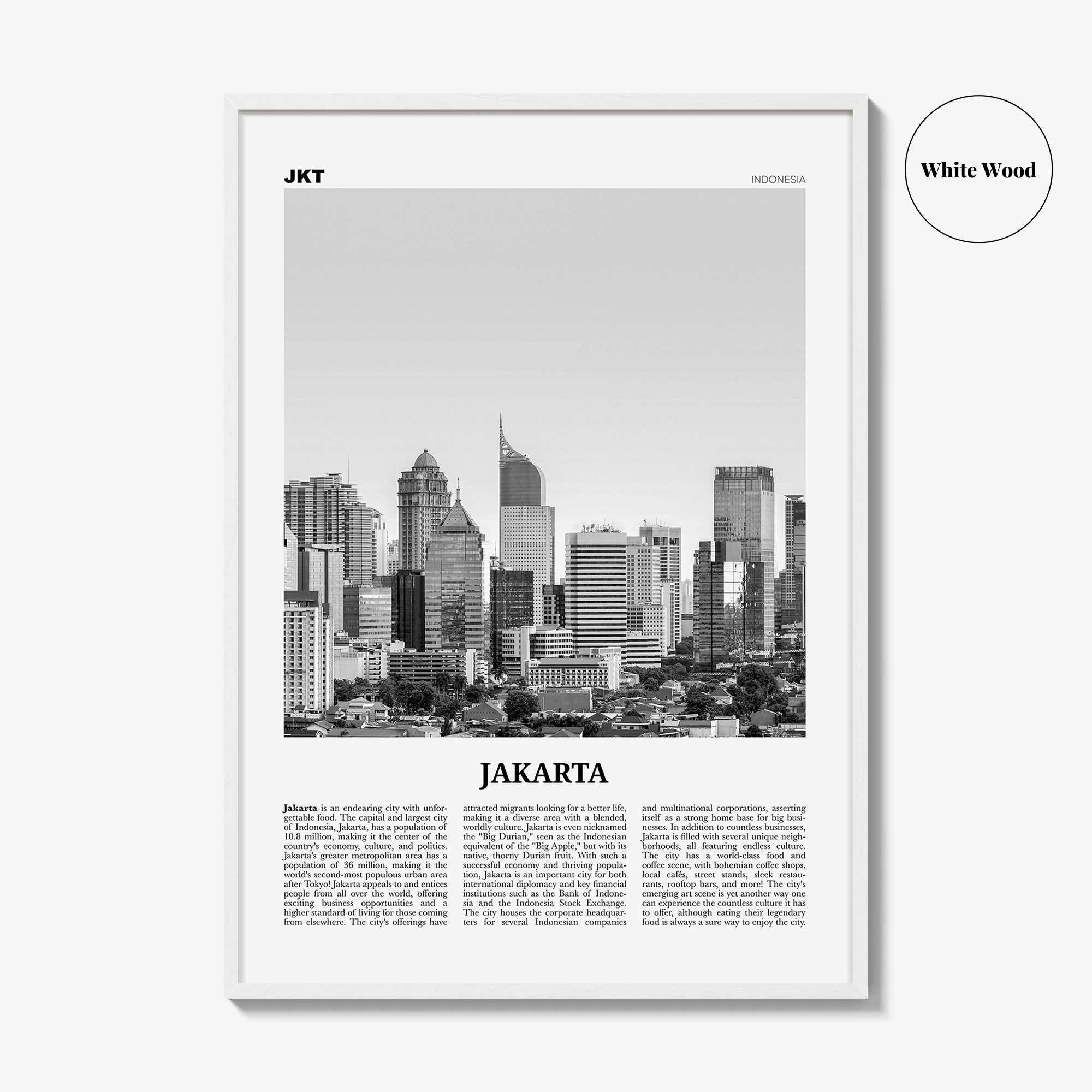 Jakarta Print Black and White No 2, Jakarta Wall Art, Jakarta Poster, Jakarta Photo, Jakarta Wall Decor, City Art Print, Indonesia, Asia