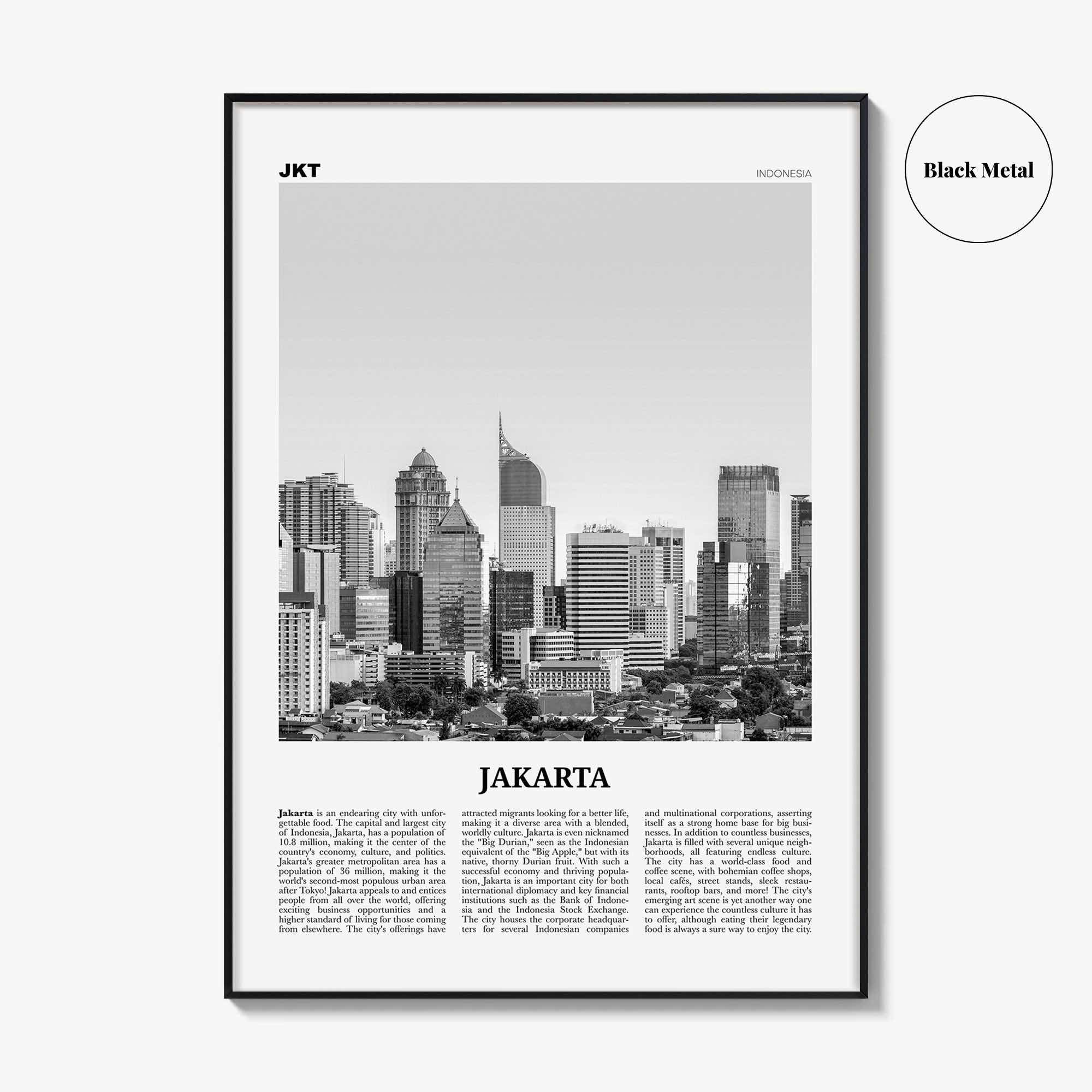 Jakarta Print Black and White No 2, Jakarta Wall Art, Jakarta Poster, Jakarta Photo, Jakarta Wall Decor, City Art Print, Indonesia, Asia