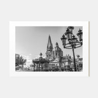 Jalisco Landscape B&W Poster