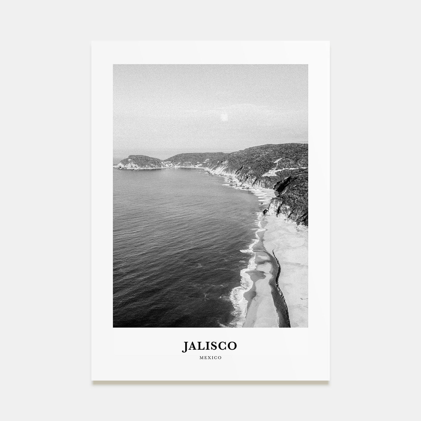 Jalisco Portrait B&W No 1 Poster