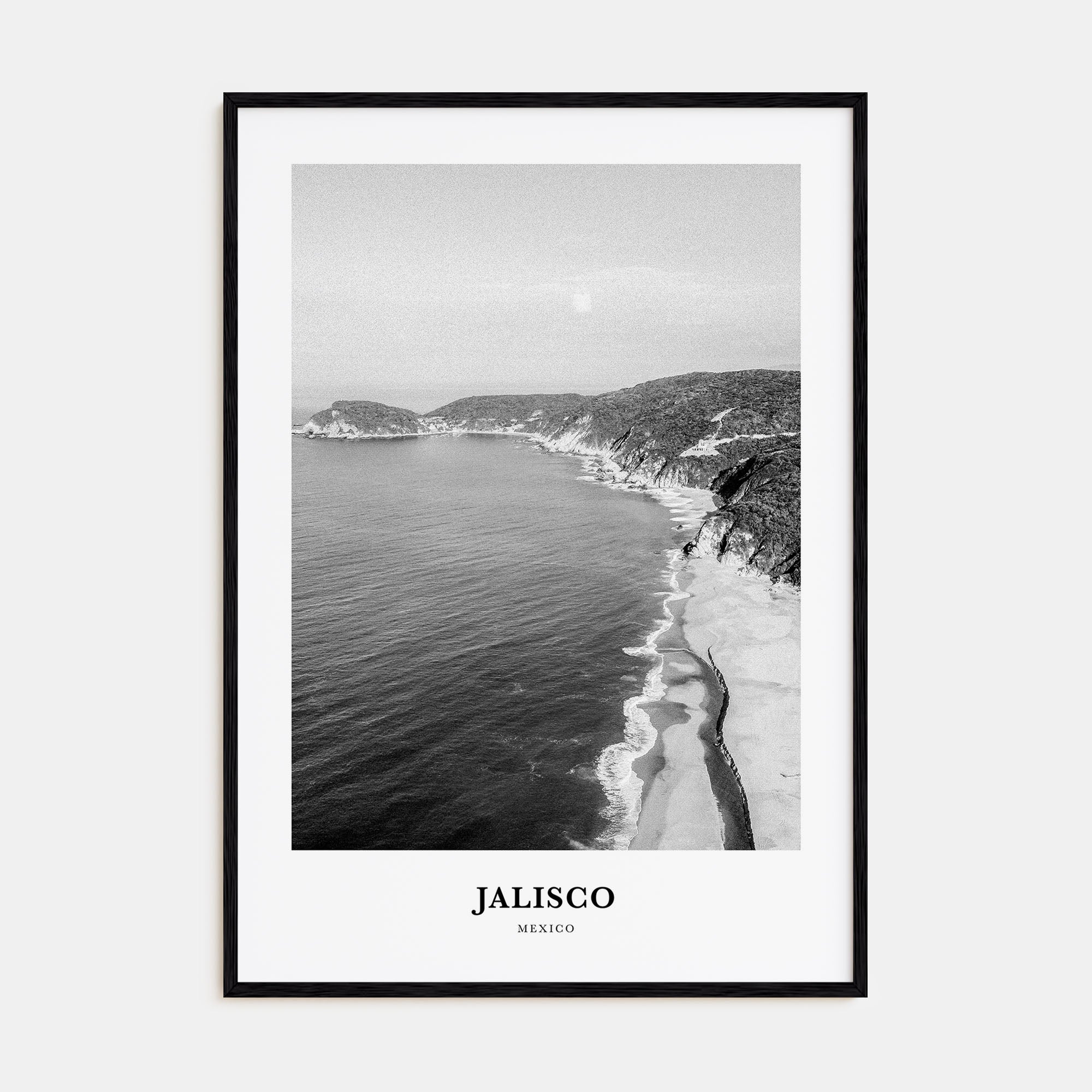 Jalisco Portrait B&W No 1 Poster