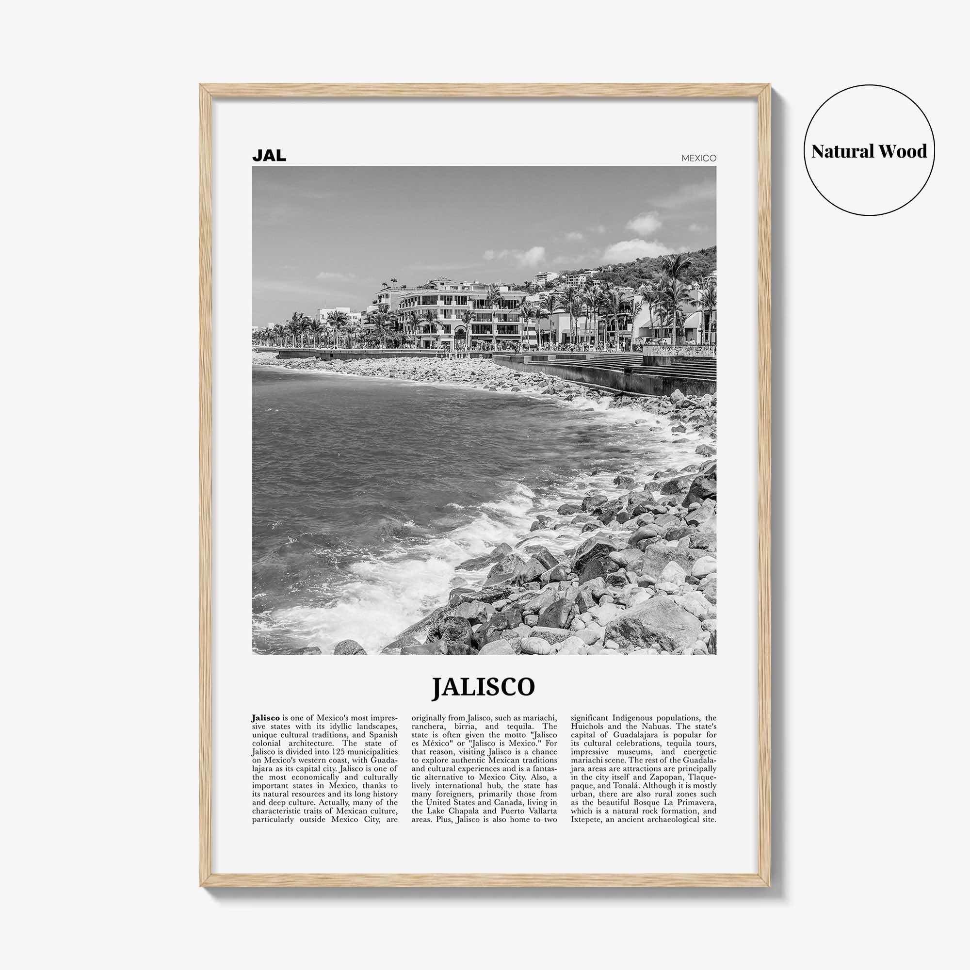 Jalisco Print Black and White No 1, Jalisco Wall Art, Jalisco Poster, Jalisco Photo, Jalisco Decor, Guadalajara, Puerto Vallarta, México