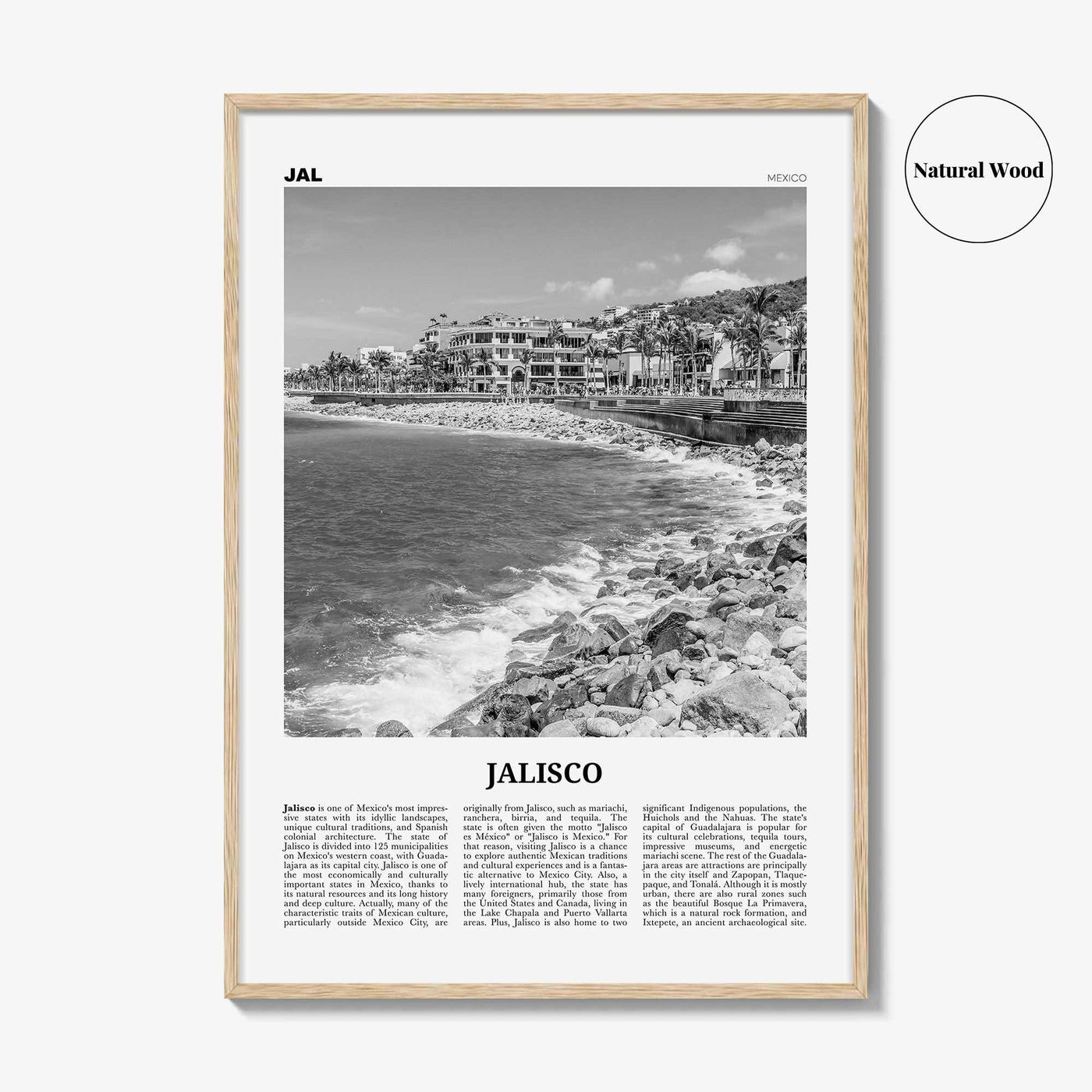 Jalisco Print Black and White No 1, Jalisco Wall Art, Jalisco Poster, Jalisco Photo, Jalisco Decor, Guadalajara, Puerto Vallarta, México