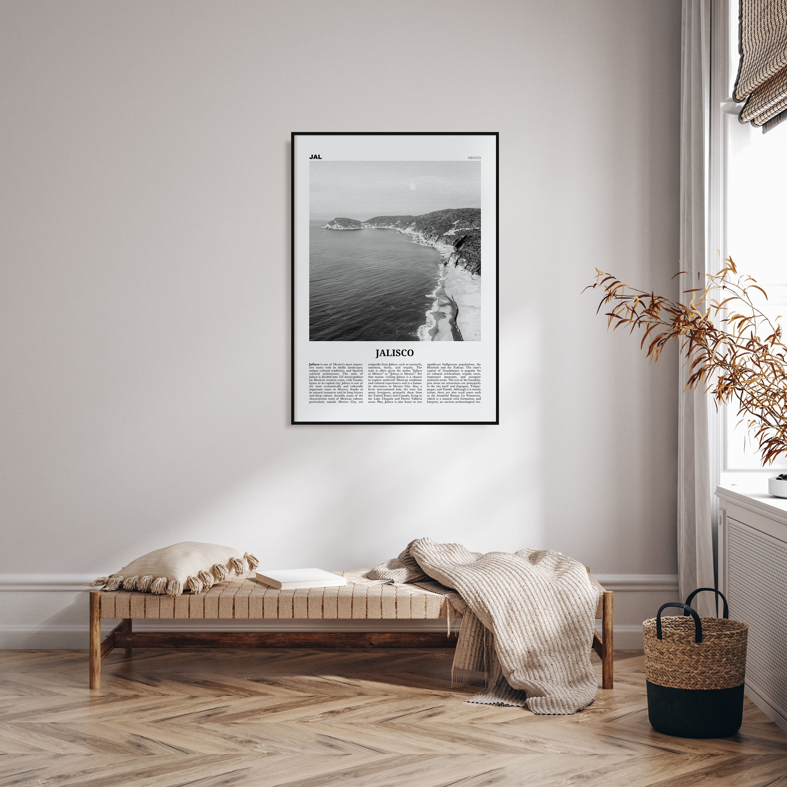 Jalisco Travel B&W No 2 Poster