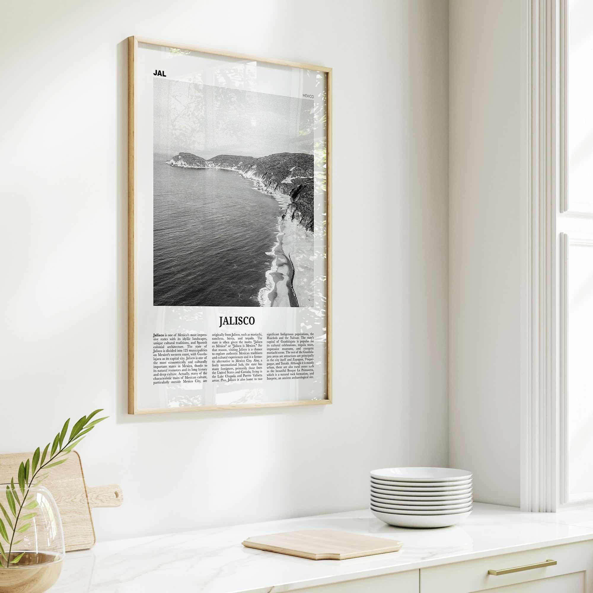 Jalisco Print Black and White No 2, Jalisco Wall Art, Jalisco Poster, Jalisco Photo, Jalisco Decor, Guadalajara, Puerto Vallarta México