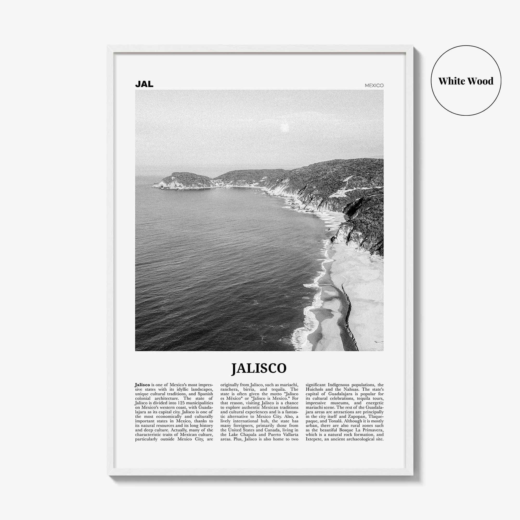 Jalisco Print Black and White No 2, Jalisco Wall Art, Jalisco Poster, Jalisco Photo, Jalisco Decor, Guadalajara, Puerto Vallarta México