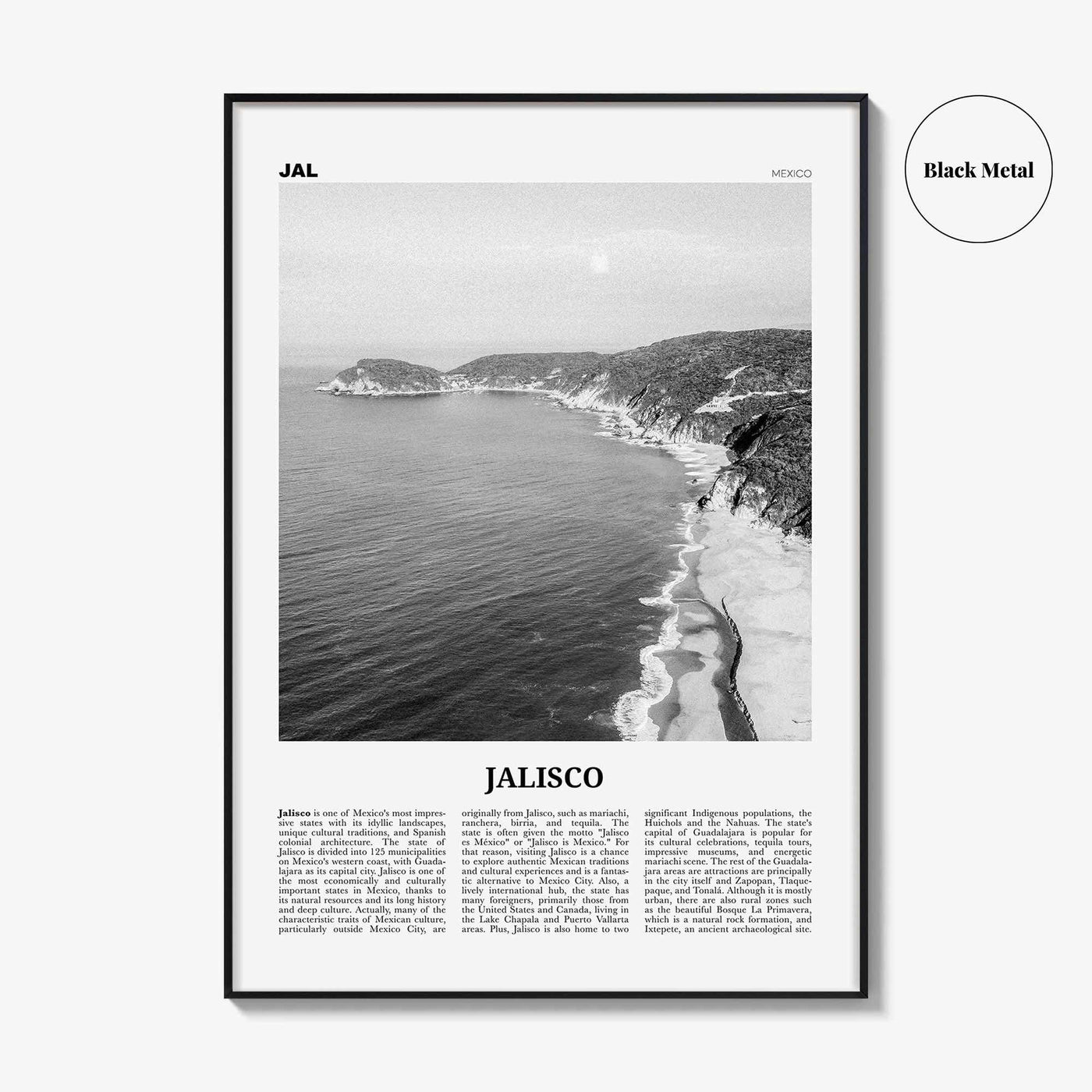 Jalisco Print Black and White No 2, Jalisco Wall Art, Jalisco Poster, Jalisco Photo, Jalisco Decor, Guadalajara, Puerto Vallarta México