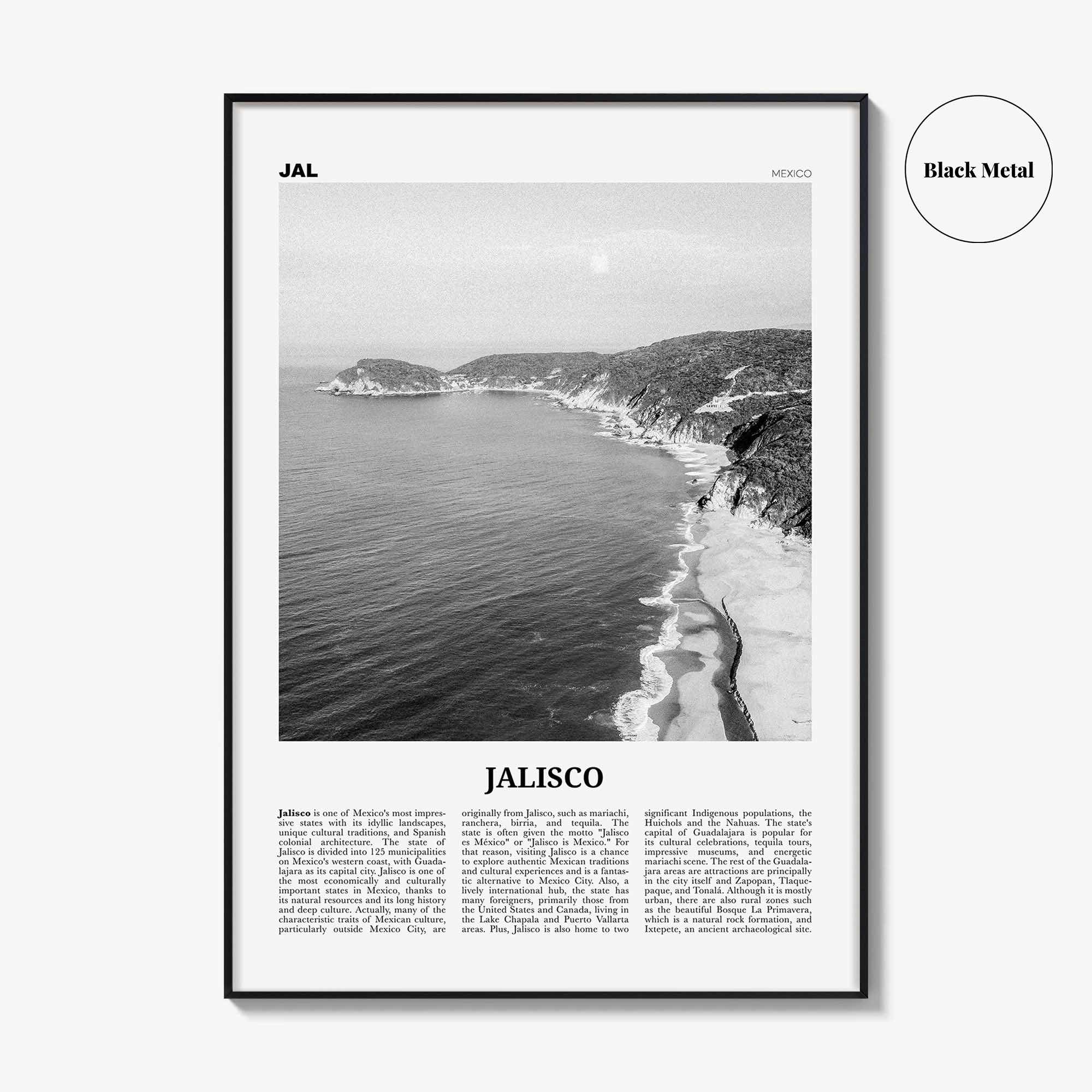 Jalisco Print Black and White No 2, Jalisco Wall Art, Jalisco Poster, Jalisco Photo, Jalisco Decor, Guadalajara, Puerto Vallarta México