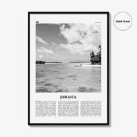 Jamaica Print Black and White No 1, Jamaica Wall Art, Jamaica Poster, Jamaica Photo, Jamaica Wall Decor, Kingston, Caribbean