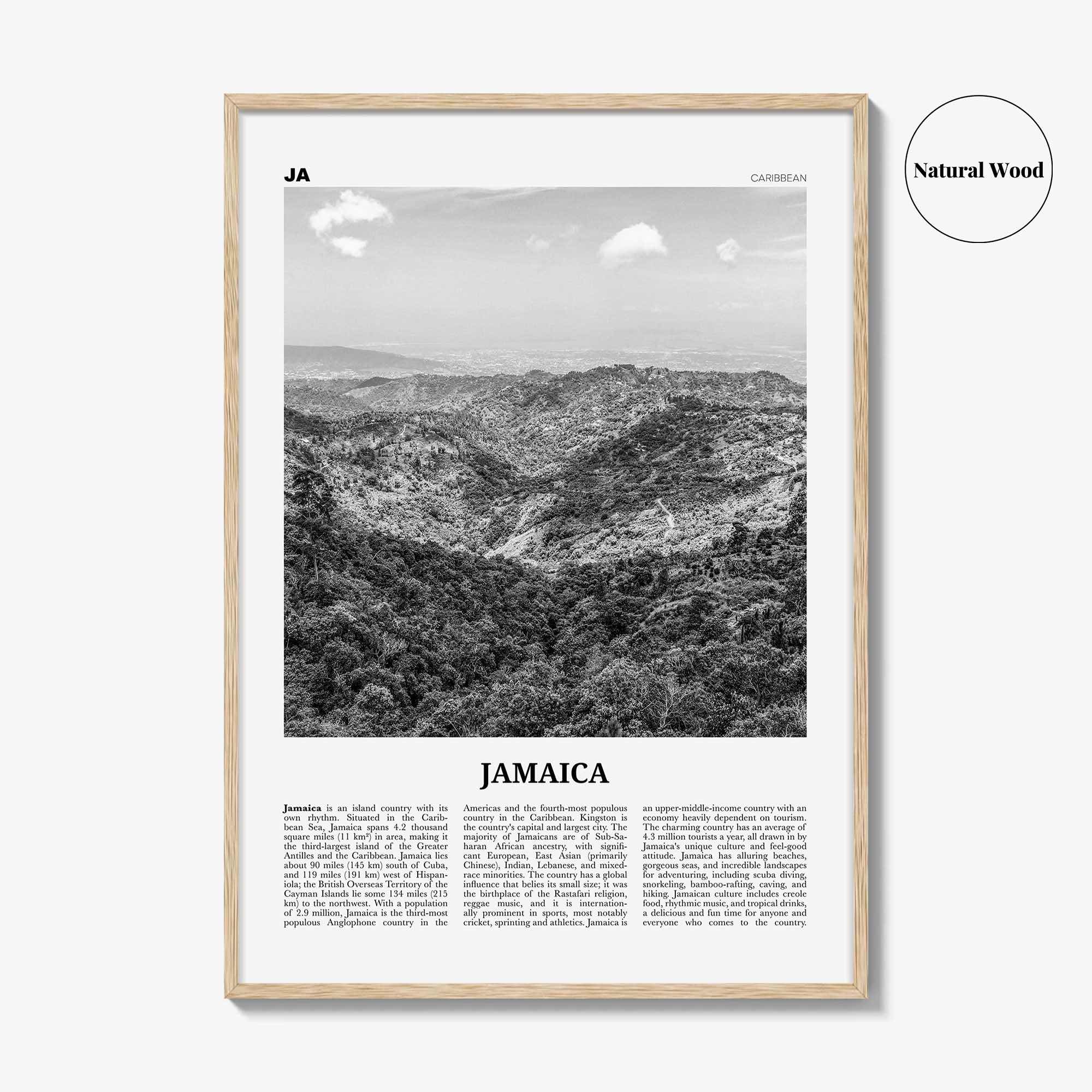 Jamaica Print Black and White No 2, Jamaica Wall Art, Jamaica Poster, Jamaica Photo, Jamaica Wall Decor, Kingston, Caribbean
