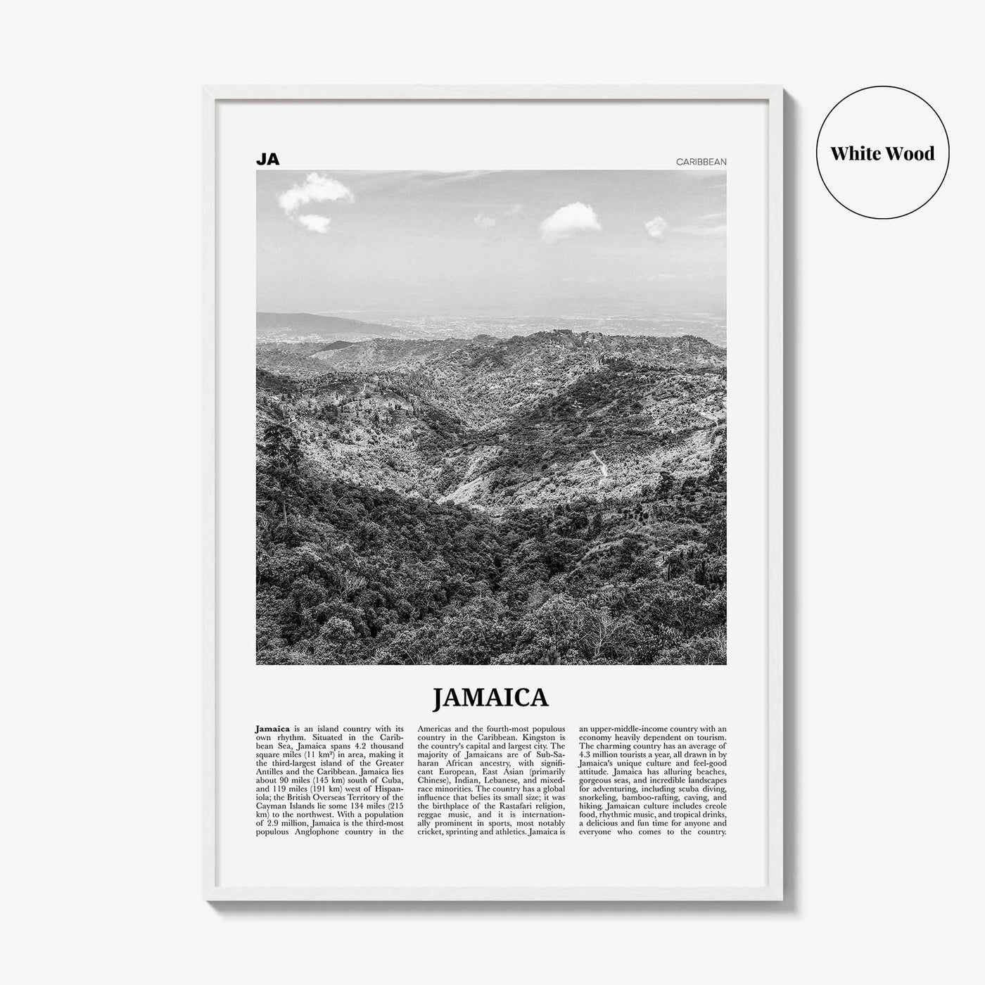 Jamaica Print Black and White No 2, Jamaica Wall Art, Jamaica Poster, Jamaica Photo, Jamaica Wall Decor, Kingston, Caribbean