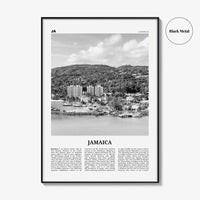 Jamaica Print Black and White No 3, Jamaica Wall Art, Jamaica Poster, Jamaica Photo, Jamaica Wall Decor, City Art Print, Kingston, Caribbean