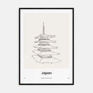 Japan Drawn Poster
