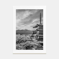 Japan Photo B&W Poster