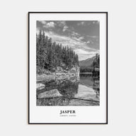 Jasper National Park Portrait B&W Poster