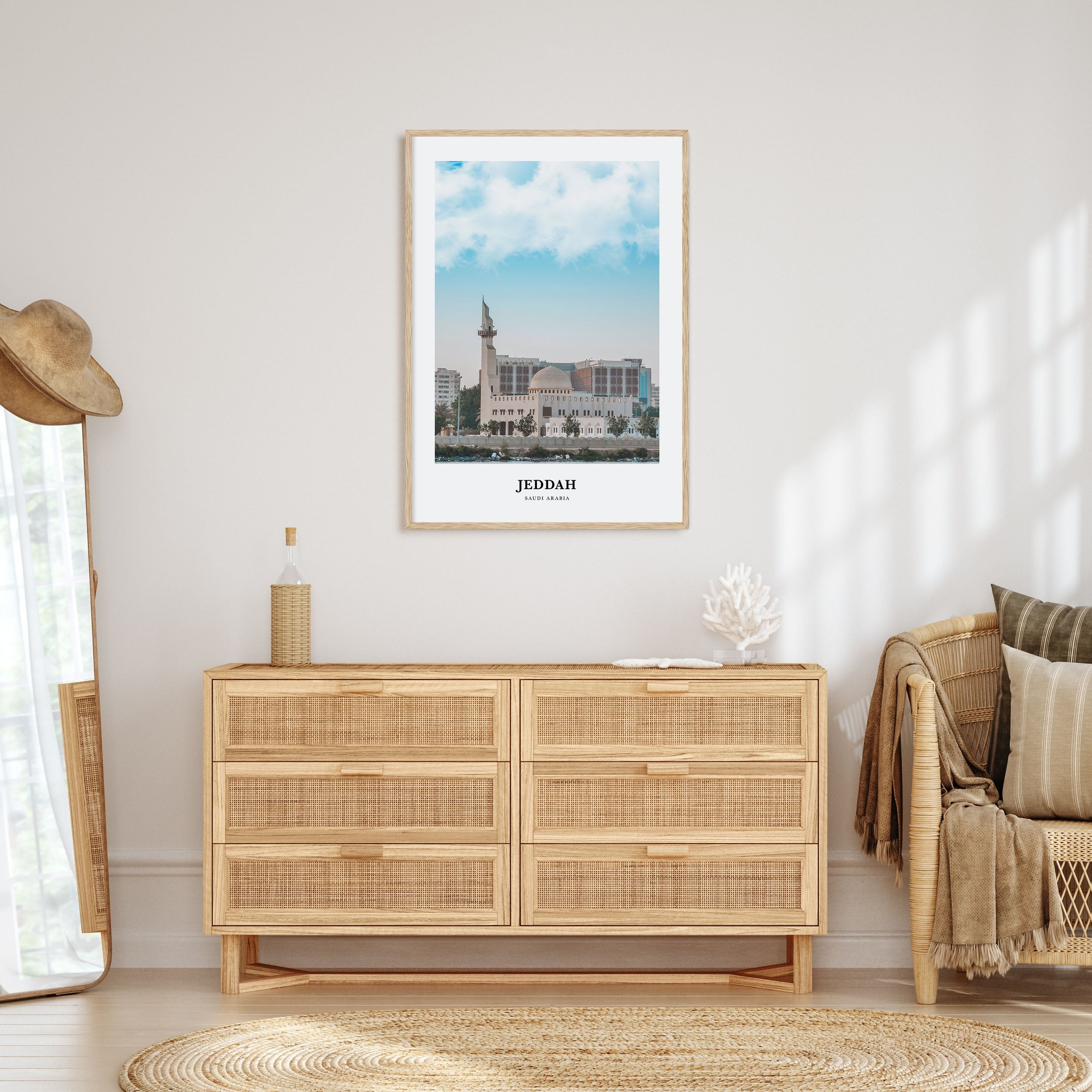 Jeddah Portrait Color Poster