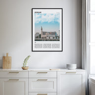 Jeddah Travel Color Poster