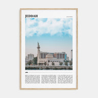 Jeddah Travel Color Poster
