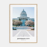 Jefferson City Portrait Color No 2 Poster