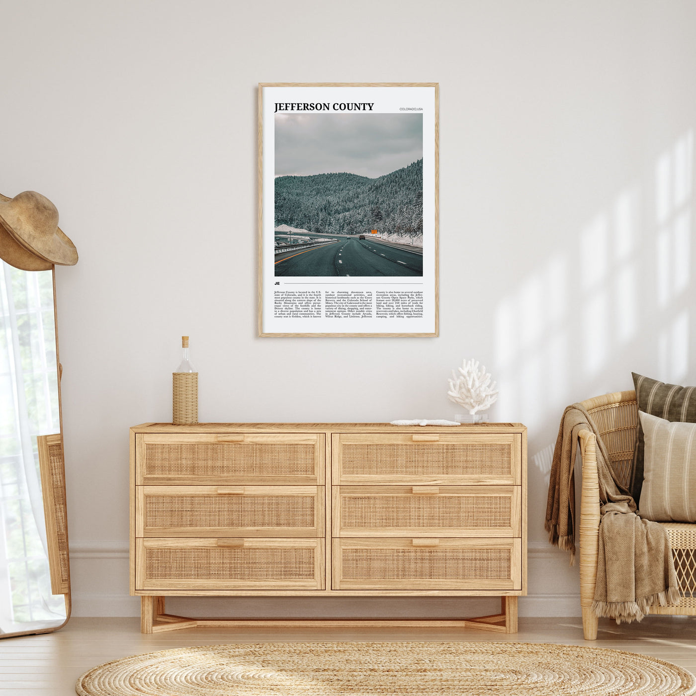 Jefferson County Travel Color Poster