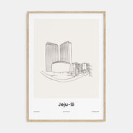 Jeju City Drawn Poster