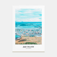 Jeju Island Portrait Color Poster