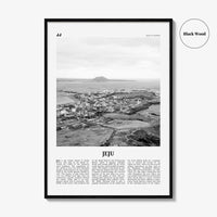 Jeju Island Print Black and White, Jeju Wall Art, Jeju Poster, Jeju Photo, Jeju Wall Décor, Jeju Island, 제주도, Sammu-samda-do