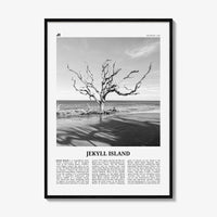 Jekyll Island Print Black and White, Jekyll Island Wall Art, Jekyll Island Poster, Jekyll Island Photo, Georgia, USA, United States