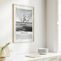 Jekyll Island Print Black and White, Jekyll Island Wall Art, Jekyll Island Poster, Jekyll Island Photo, Georgia, USA, United States