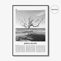 Jekyll Island Print Black and White, Jekyll Island Wall Art, Jekyll Island Poster, Jekyll Island Photo, Georgia, USA, United States