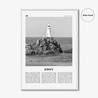Jersey Print Black and White Channel Islands No 1, Jersey Wall Art, Jersey Poster, Jersey Photo, Jersey Wall Décor, Jersey Map