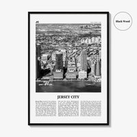 Jersey City Print Black and White No 1, Jersey City Wall Art, Jersey City Poster, Jersey City Photo, New Jersey, USA United States